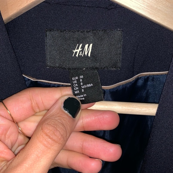 H&M Dark Blue Blazer - Picture 4 of 5